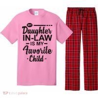 My Daughter In Law Is My Favorite Child Cute Gift Pajama Set thumb 0