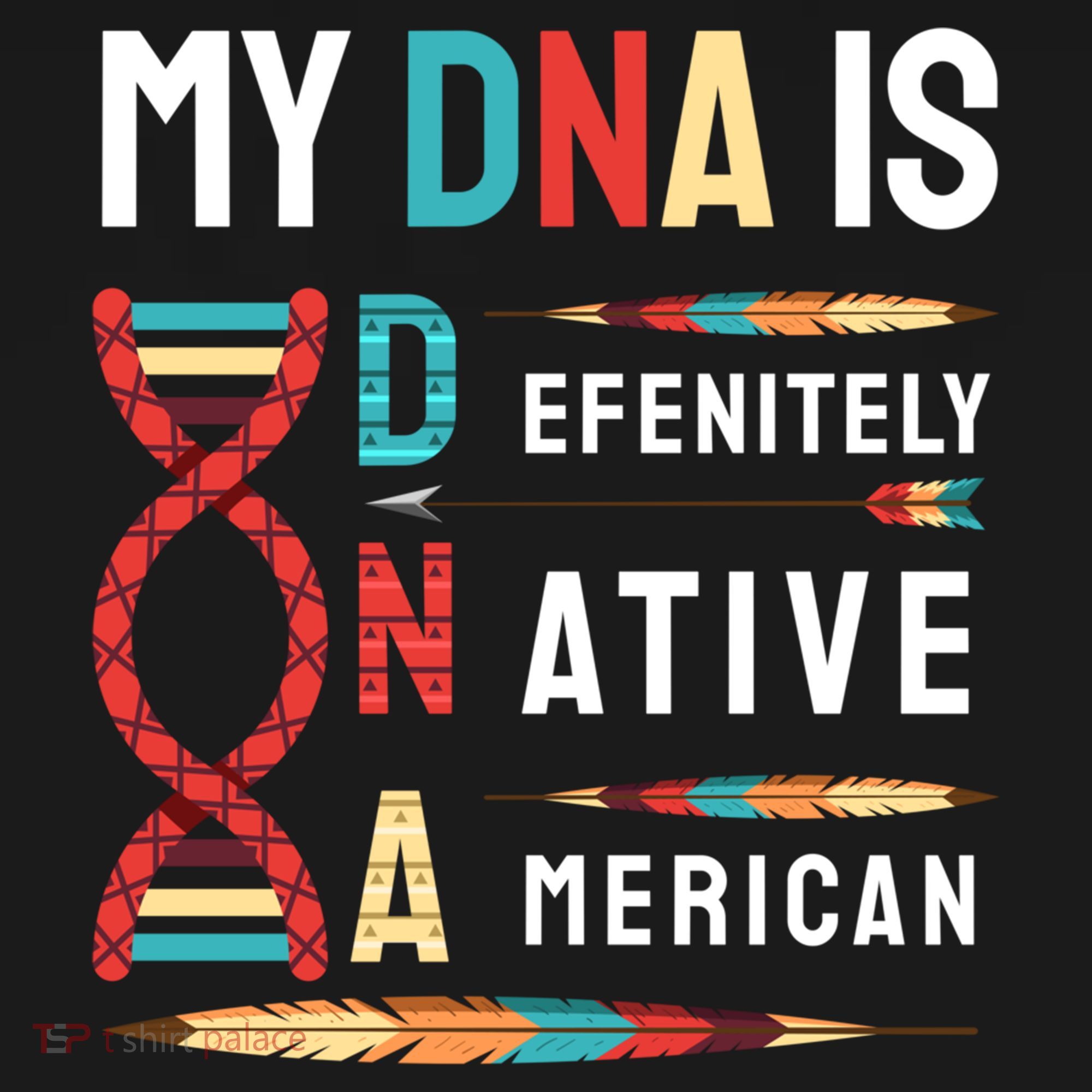 My Dna Is Defenitely Native American Funny Indian Lover Gift Women's Hoodie