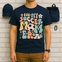 Mothers Day In My Soccer Mom Era Groovy Soccer Mom Life T-Shirt thumb 6