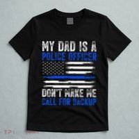 My Dad Is A Police Officer T-Shirt thumb 5