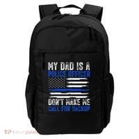 My Dad Is A Police Officer Backpack thumb 0
