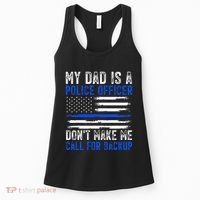 My Dad Is A Police Officer Women's Tank Top thumb 0