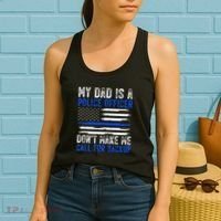 My Dad Is A Police Officer Women's Tank Top thumb 2
