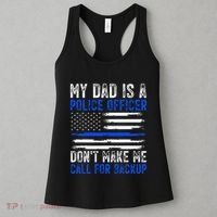 My Dad Is A Police Officer Women's Tank Top thumb 3