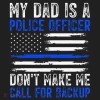 My Dad Is A Police Officer Hat thumb 2