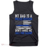 My Dad Is A Police Officer Tank Top thumb 0