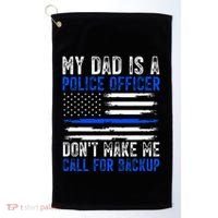 My Dad Is A Police Officer Golf Towel thumb 0