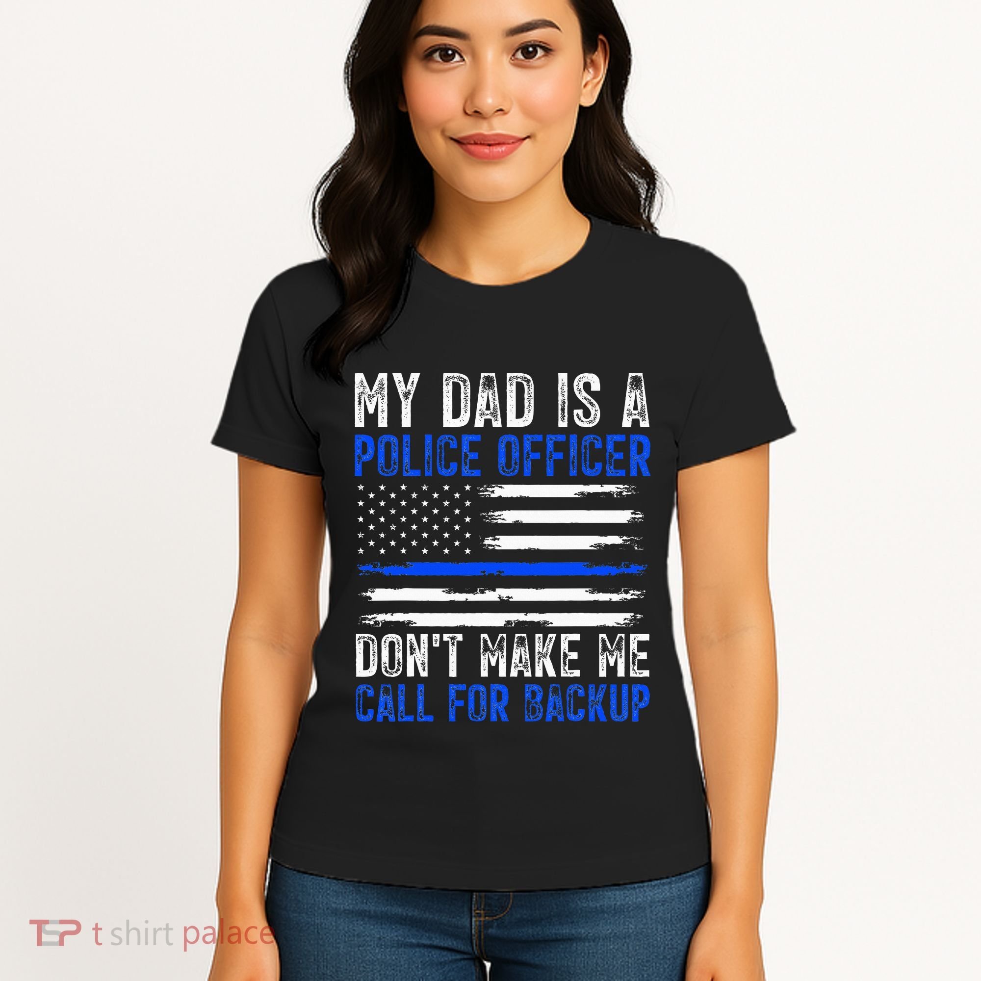 My Dad Is A Police Officer Women's T-Shirt