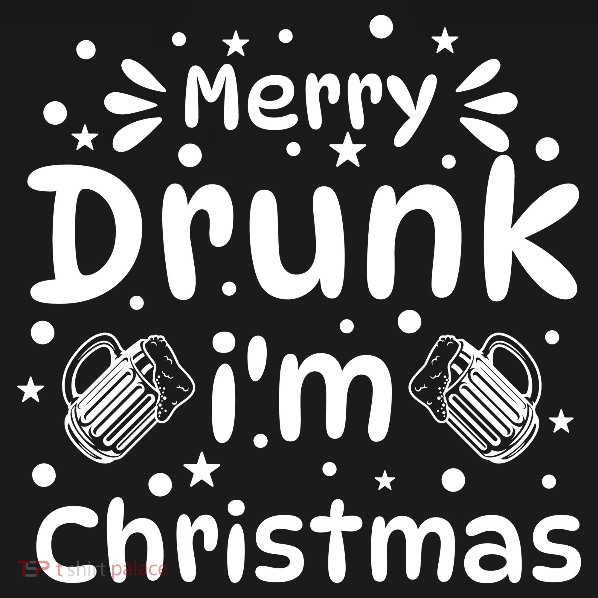 Merry Drunk I'm Christmas Funny Holiday Bucket Hat