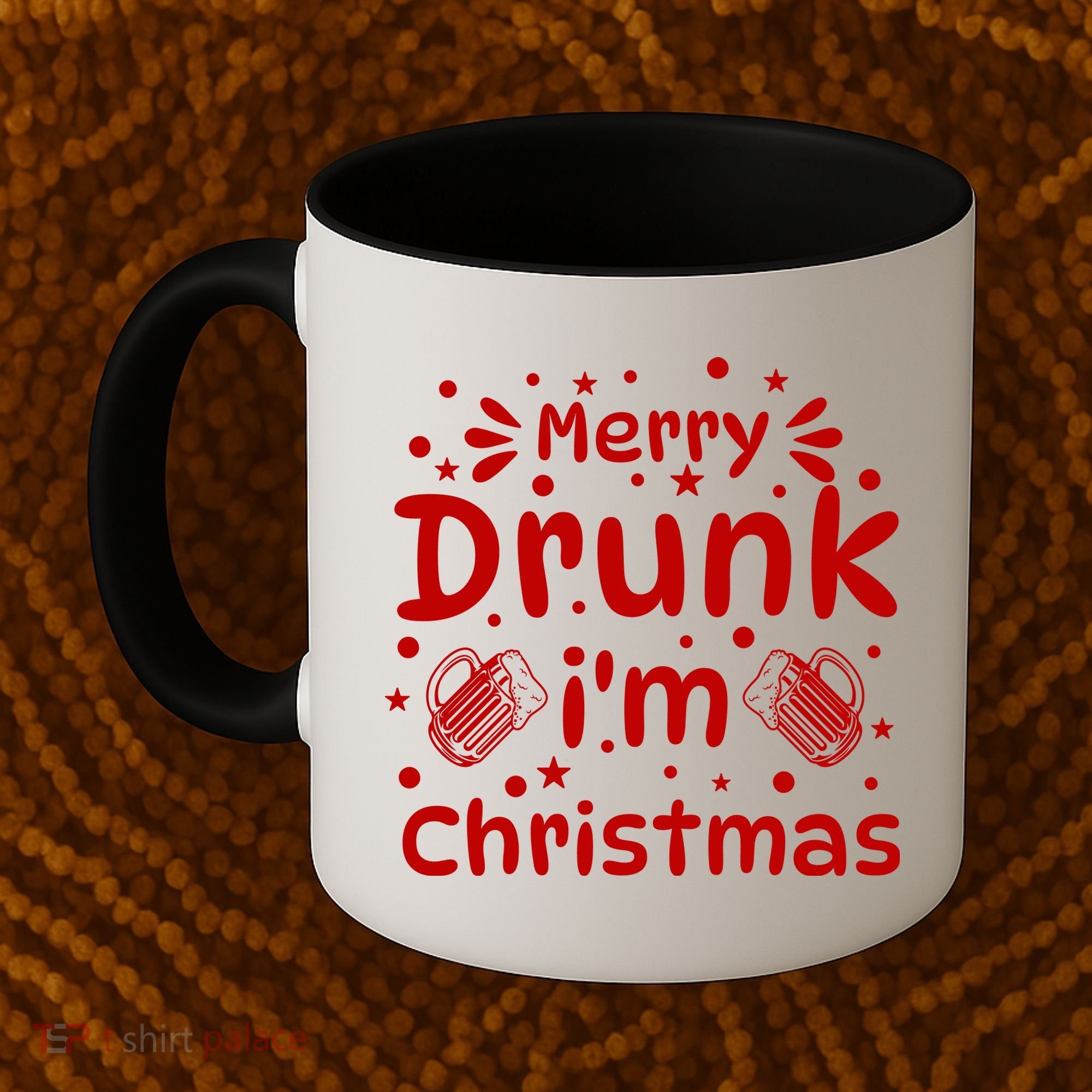 Merry Drunk I'm Christmas Funny Holiday Coffee Mug