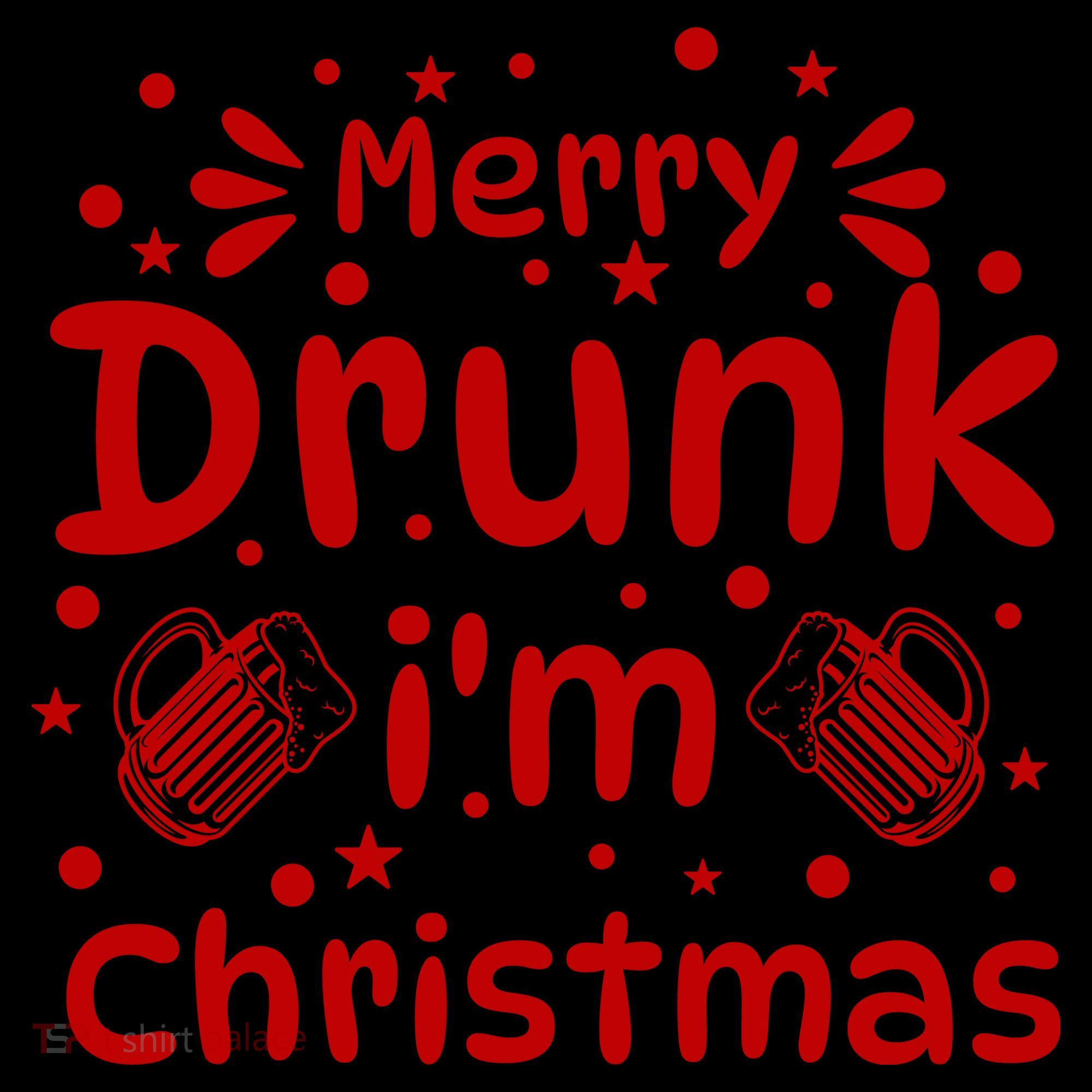 Merry Drunk I'm Christmas Funny Holiday Coffee Mug