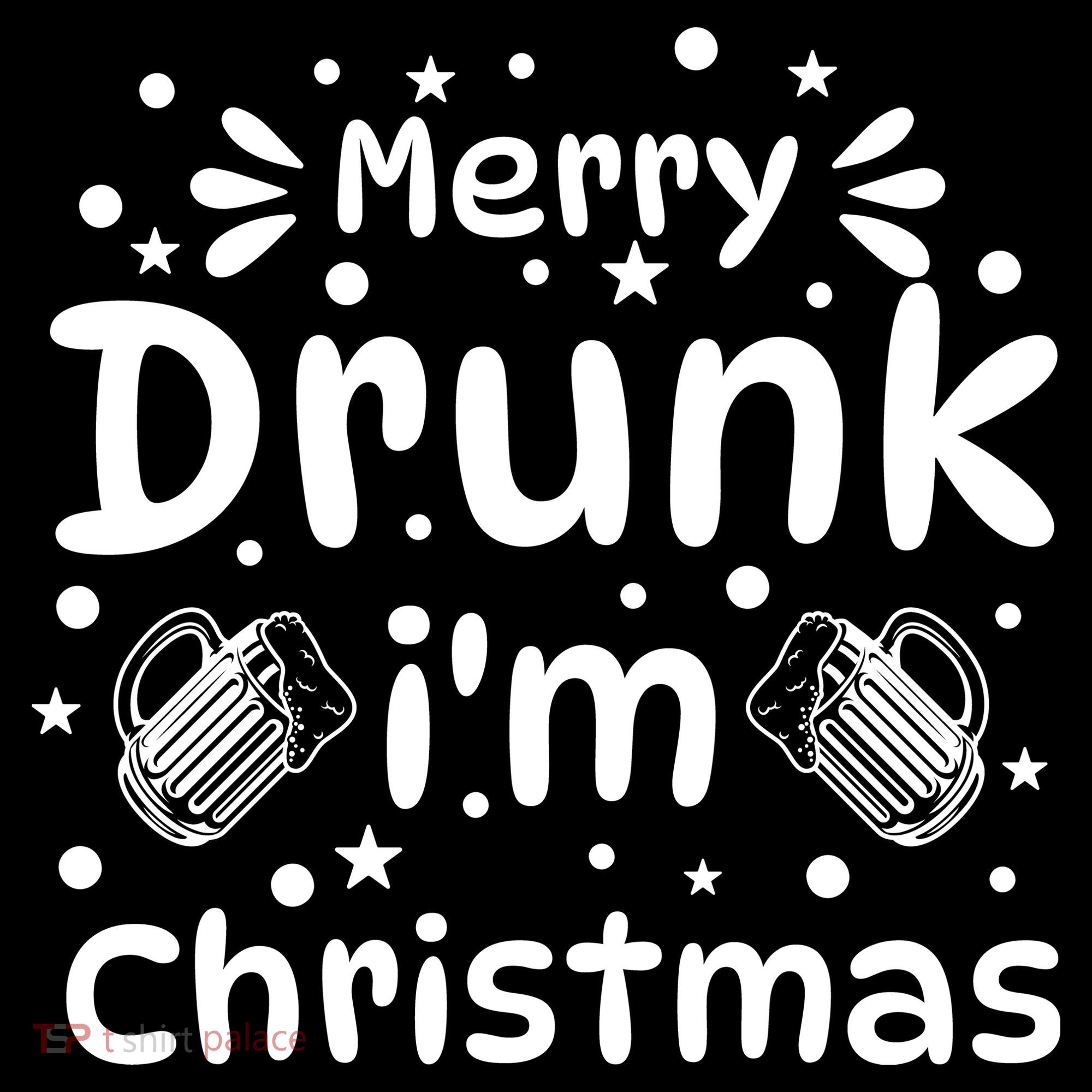 Merry Drunk I'm Christmas Funny Holiday Women's Hoodie