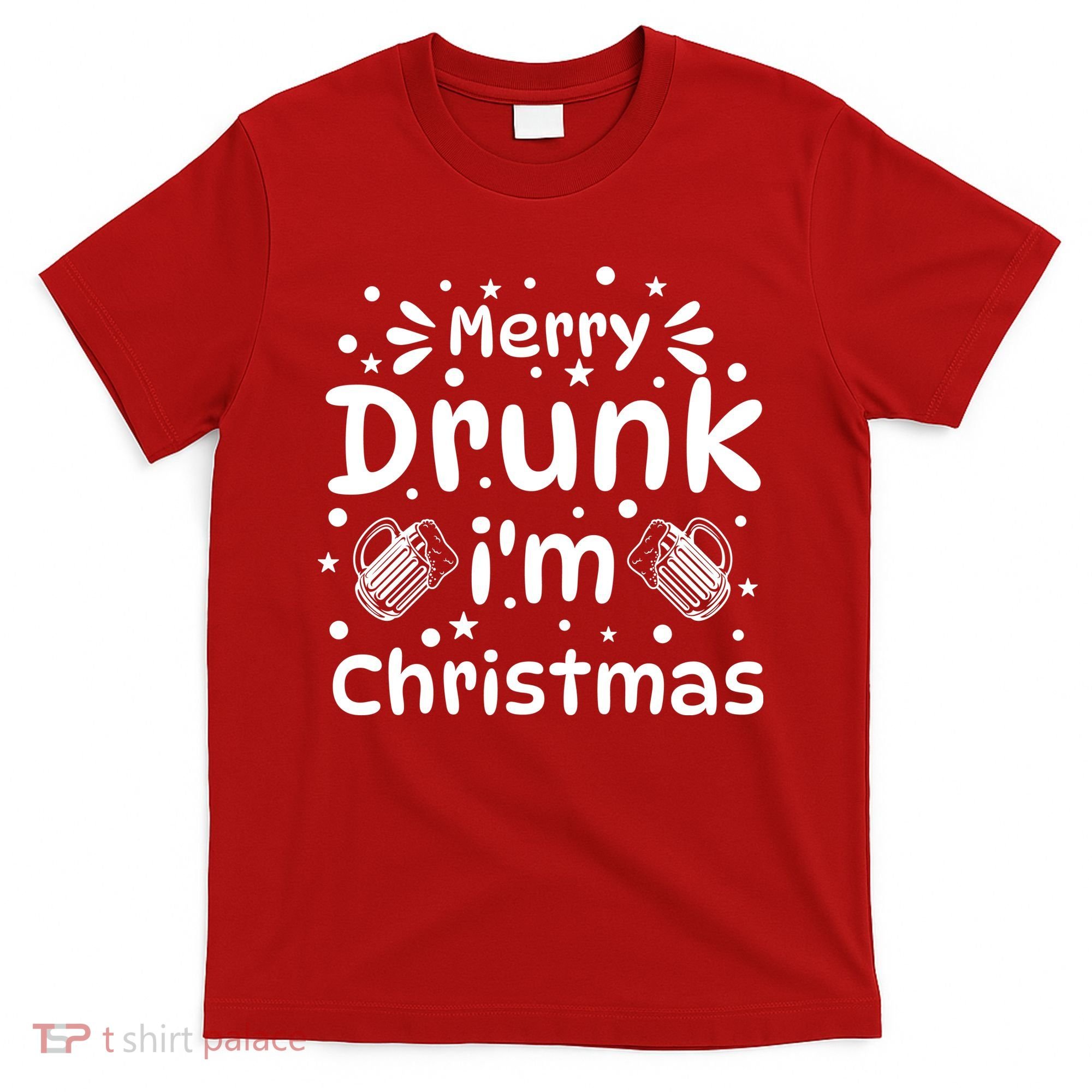 Merry Drunk I'm Christmas Funny Holiday T-Shirt