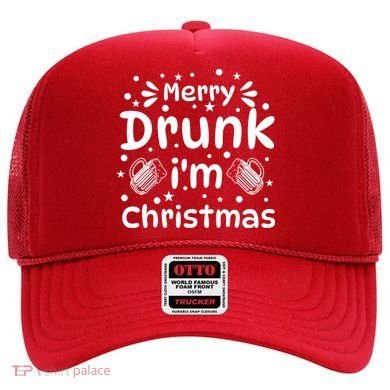 Merry Drunk I'm Christmas Funny Holiday Hat