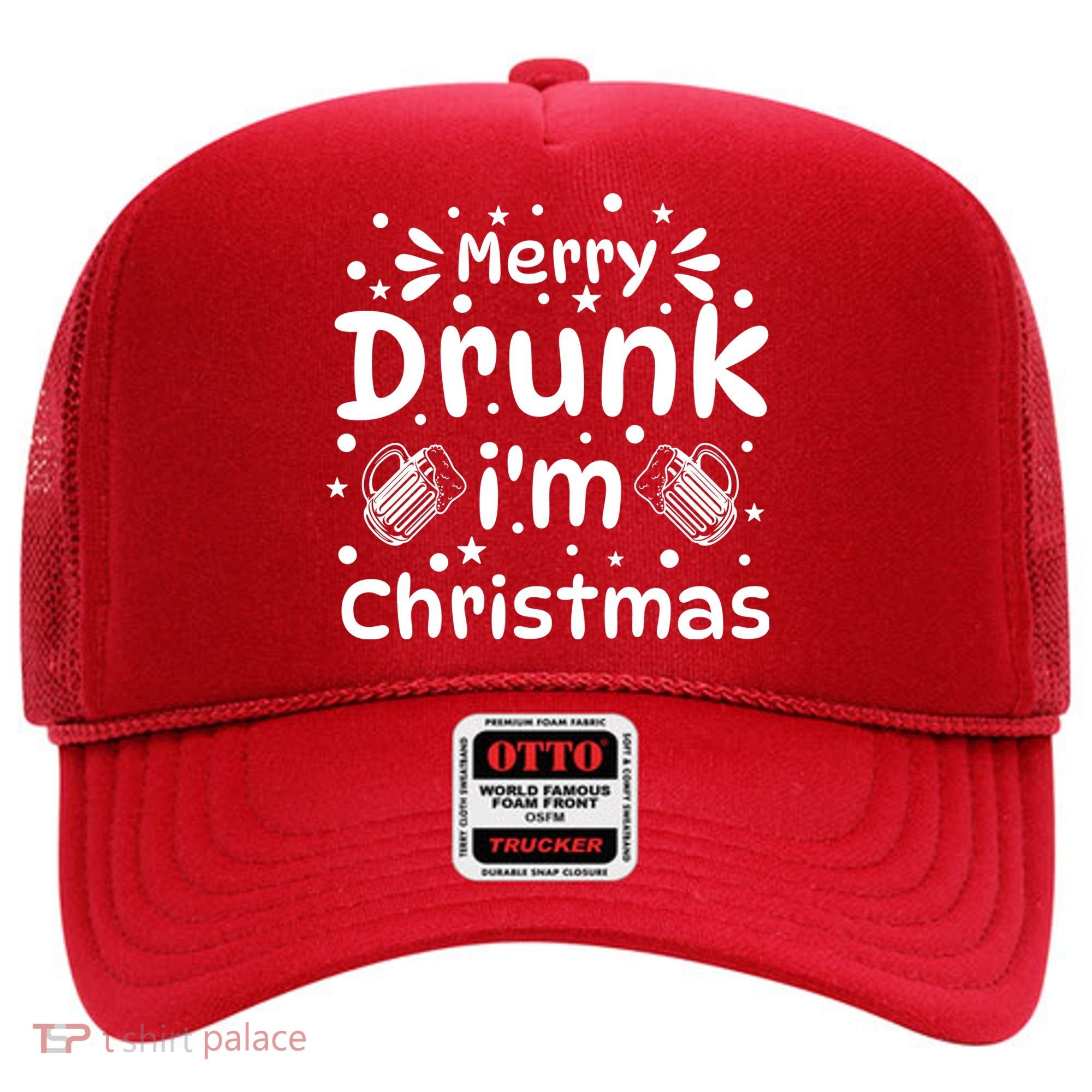 Merry Drunk I'm Christmas Funny Holiday Hat