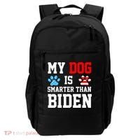 My Dog Is Smarter Than Biden Backpack thumb 0