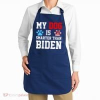 My Dog Is Smarter Than Biden Apron thumb 2