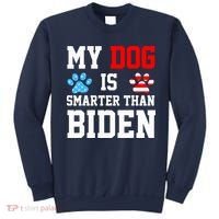 My Dog Is Smarter Than Biden Sweatshirt thumb 0