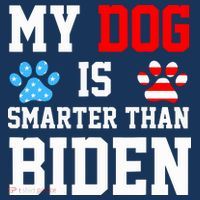 My Dog Is Smarter Than Biden Sweatshirt thumb 3