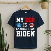 My Dog Is Smarter Than Biden T-Shirt thumb 2