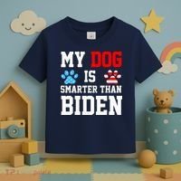 My Dog Is Smarter Than Biden Toddler T-Shirt thumb 3