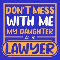 My Daughter Is A Lawyer Gift Mousepad thumb 1