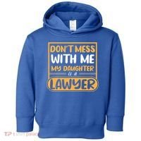 My Daughter Is A Lawyer Gift Toddler Hoodie thumb 0