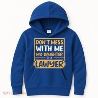 My Daughter Is A Lawyer Gift Kids Hoodie thumb 0