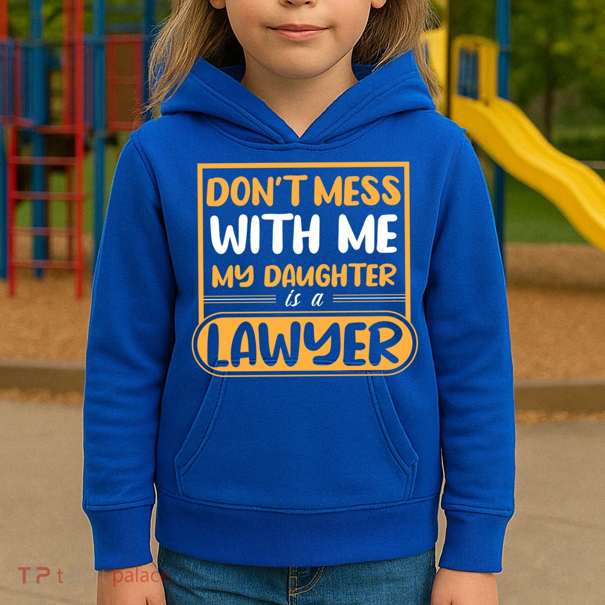 My Daughter Is A Lawyer Gift Kids Hoodie