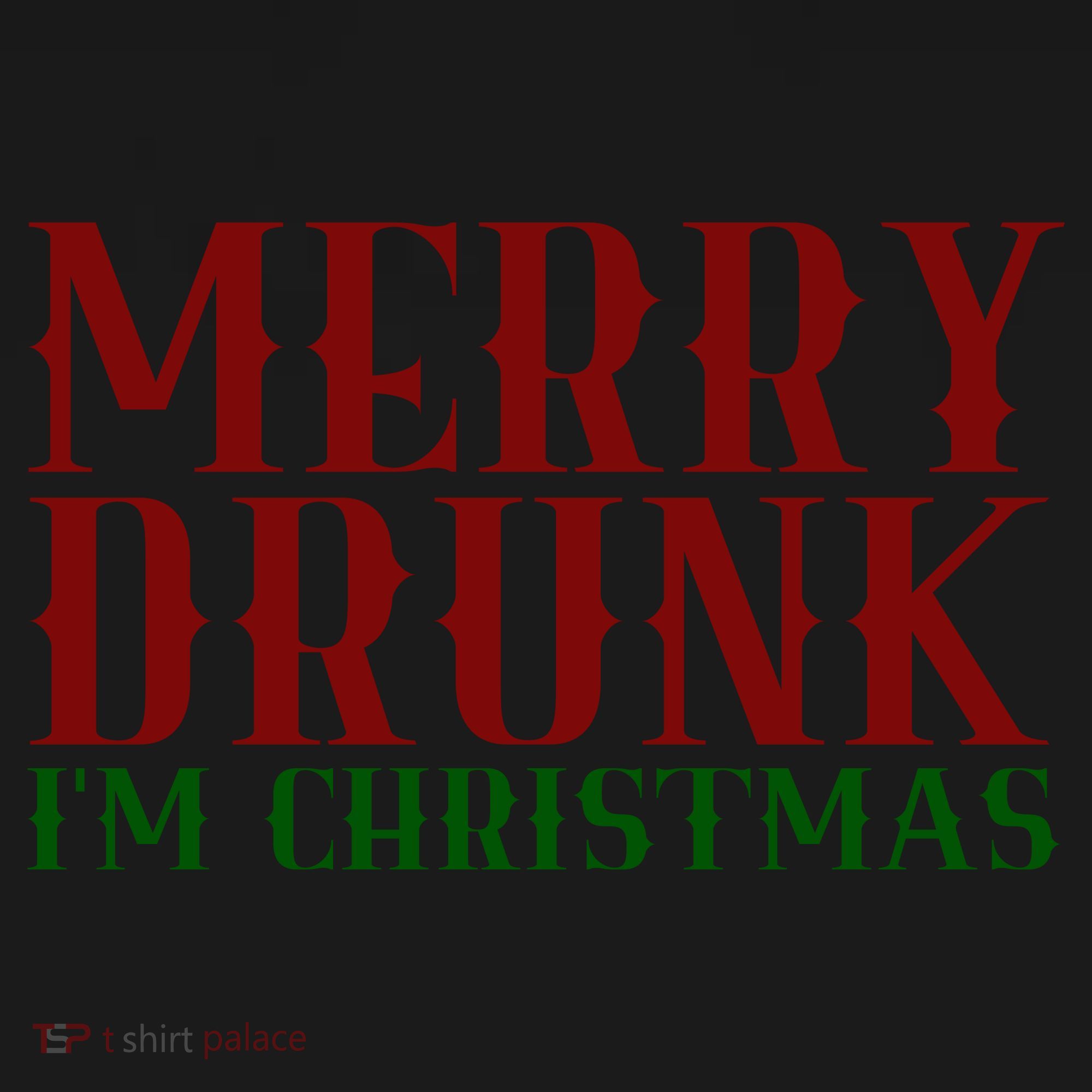 Merry Drunk Im Christmas Funny Holiday Toddler Hoodie