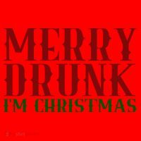 Merry Drunk Im Christmas Funny Holiday Santa Hat thumb 1