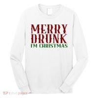 Merry Drunk Im Christmas Funny Holiday Long Sleeve Shirt thumb 0