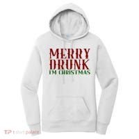Merry Drunk Im Christmas Funny Holiday Women's Hoodie thumb 0