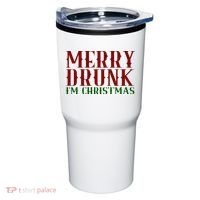 Merry Drunk Im Christmas Funny Holiday Tumbler thumb 0
