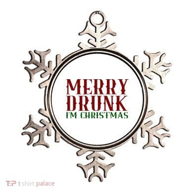 Merry Drunk Im Christmas Funny Holiday Ornament