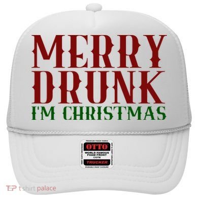 Merry Drunk Im Christmas Funny Holiday Hat