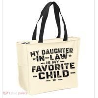 My Daughter In Law Is My Favorite Child Tote Bag thumb 2