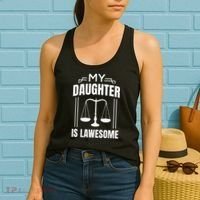 My Daughter Is Lawesome Daughter Lawyer Law Student Women's Tank Top thumb 2