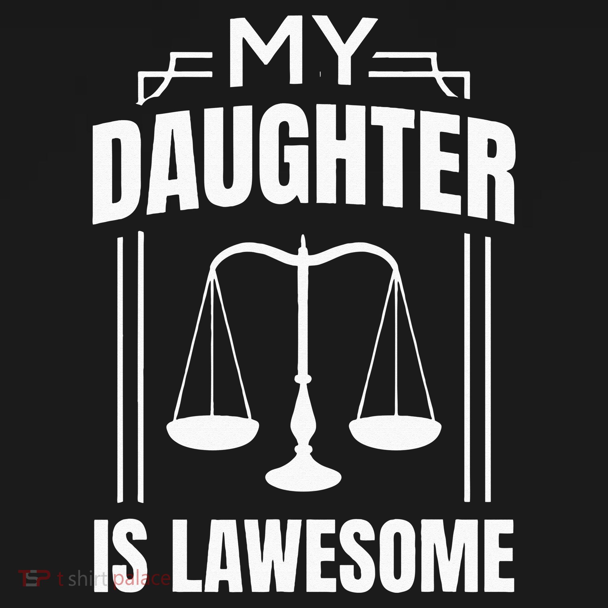 My Daughter Is Lawesome Daughter Lawyer Law Student Toddler Hoodie