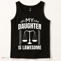 My Daughter Is Lawesome Daughter Lawyer Law Student Tank Top thumb 2