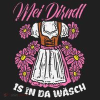 Mei Dirndl In Da Wasch Oktoberfest Funny German Women's Sweatshirt thumb 2