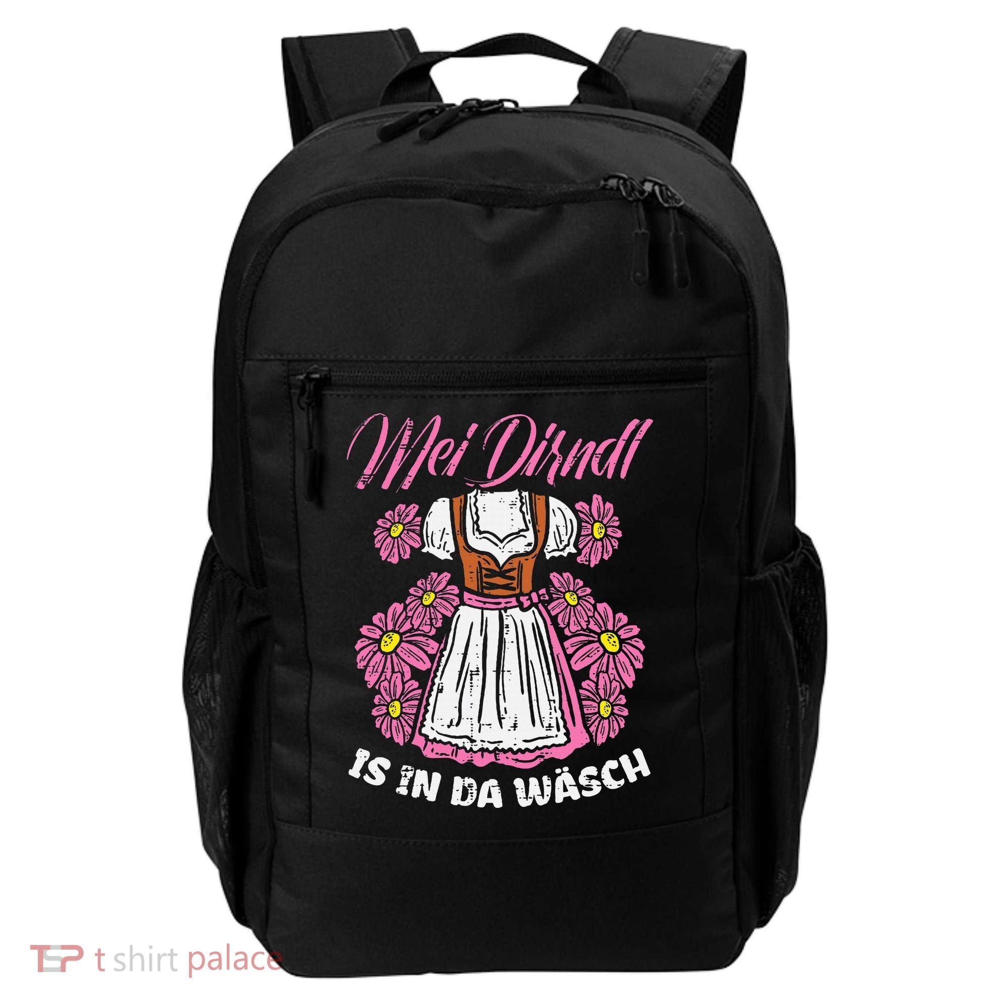 Mei Dirndl In Da Wasch Oktoberfest Funny German Backpack