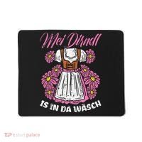 Mei Dirndl In Da Wasch Oktoberfest Funny German Mousepad thumb 0