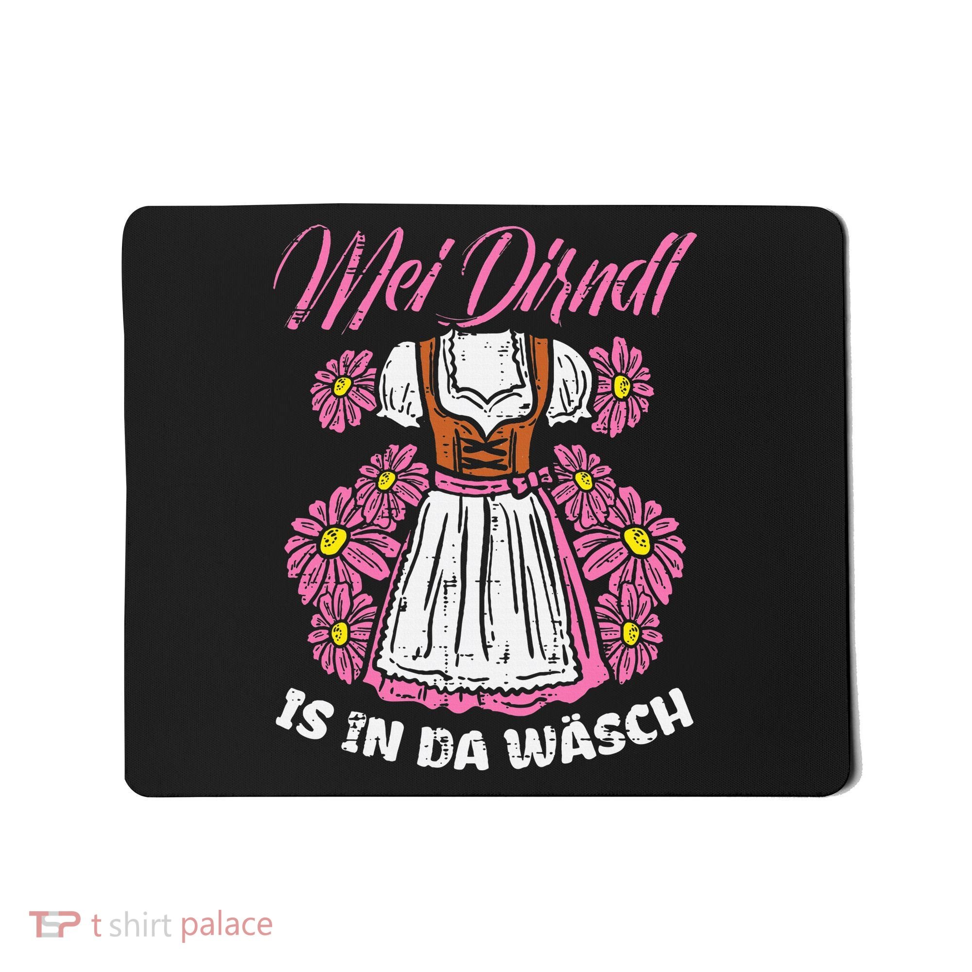 Mei Dirndl In Da Wasch Oktoberfest Funny German Mousepad
