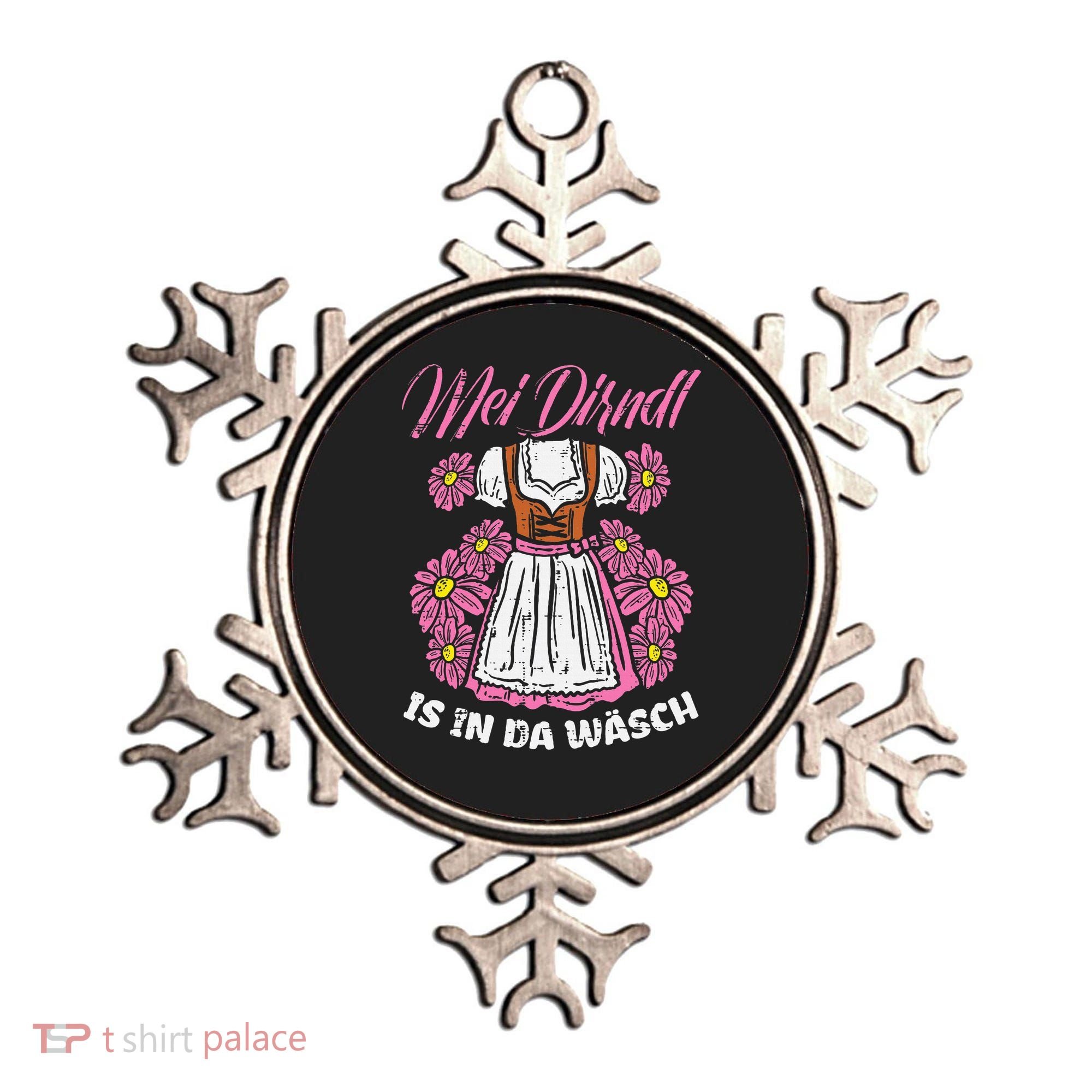 Mei Dirndl In Da Wasch Oktoberfest Funny German Ornament