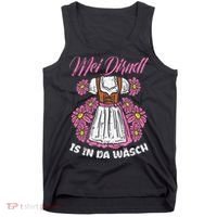 Mei Dirndl In Da Wasch Oktoberfest Funny German Tank Top thumb 0