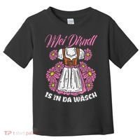 Mei Dirndl In Da Wasch Oktoberfest Funny German Toddler T-Shirt thumb 0