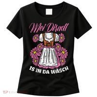 Mei Dirndl In Da Wasch Oktoberfest Funny German Women's T-Shirt thumb 0