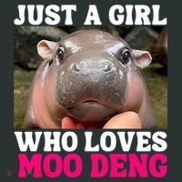 Moo Deng Just A Girl Who Loves Moo Deng Cute Baby Hippo Tank Top thumb 6