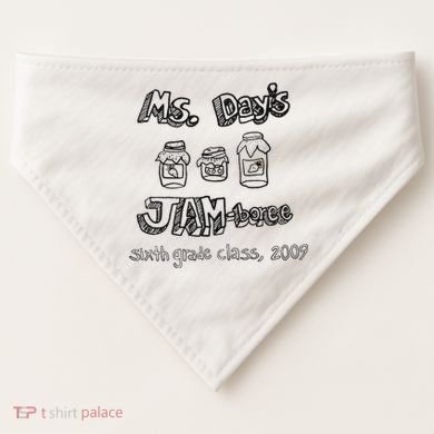 Ms. DayS Jam Boree Sixth Grade Class 2009 New Girl Funny USA-Made Doggie Bandana